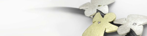 Schmuck Unikate Online Engel und Symbole von Rein Gold Perle