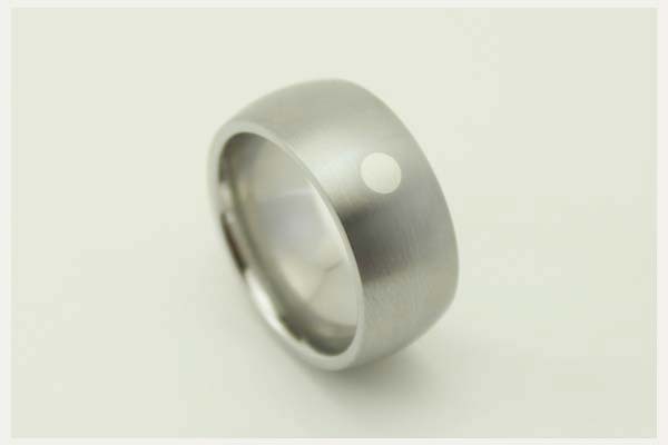 Ring breit - Silber & Stahl