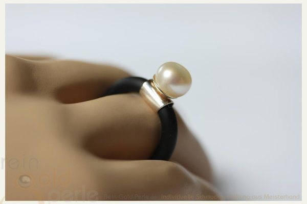 Perlen Ring - Silber & Colour Blocking